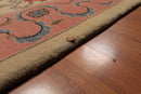8’11" x 12’ Hand Knotted Romanian Kaashan Traditional Oriental Area Rug Beige