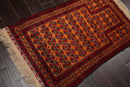 3' x 4'7" Hand Knotted 100% Wool Tribal Traditional Oriental Area Rug Orange Red