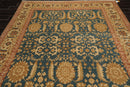 8' x 10'6" Hand Knotted 100% Wool Sultanabad Oriental Area Rug Teal from Turkey