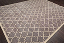 9' x 12' Handmade 100% Wool Traditional Oriental Area rug Gray