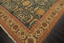 8' x 10'6" Hand Knotted 100% Wool Sultanabad Oriental Area Rug Teal from Turkey