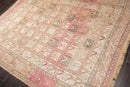 6x9 Beige, Tan Hand Knotted Persian 100% Silk Traditional Pictorial Authentic Soumak Oriental Area Rug
