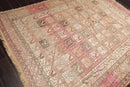 6x9 Beige, Tan Hand Knotted Persian 100% Silk Traditional Pictorial Authentic Soumak Oriental Area Rug