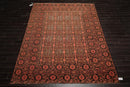 7'10" x 10'8" Hand Knotted 100% Wool Afghanistan Tribal Oriental Area Rug Rust