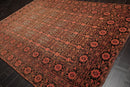 7'10" x 10'8" Hand Knotted 100% Wool Afghanistan Tribal Oriental Area Rug Rust