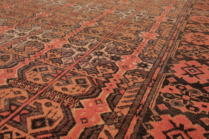 7'10" x 10'8" Hand Knotted 100% Wool Afghanistan Tribal Oriental Area Rug Rust