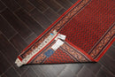 2'6" x 16'6” Hand Knotted 100% Wool Seraband Oriental Area Rug Coral