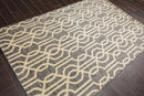 5' x 8' Hand Knotted Contemporary Designer Wool Oriental Area Rug Gray