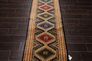 2'7" x 19'7” Hand Knotted 100% Wool 250 KPSI Tekke Bokhaara Area Rug Navy Runner