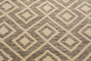 5 x 8 Hand Knotted Designer Moroccan 100% Wool Oriental Area Rug Ivory