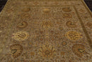 8' x 9'10" Hand Knotted 100% Wool Traditional 250 KPSI Oriental Area Rug Taupe