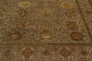 8' x 9'10" Hand Knotted 100% Wool Traditional 250 KPSI Oriental Area Rug Taupe