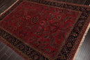 5'7" x 8' Runner Hand Knotted 100% Wool Sarouk 250 KPSI Oriental Area Rug Rose