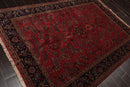 5'7" x 8' Runner Hand Knotted 100% Wool Sarouk 250 KPSI Oriental Area Rug Rose