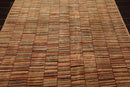 6' x 8' Hand Knotted 100% Wool Peshawar Modern Oriental Area Rug Tan
