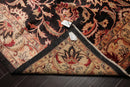 7'10''x9'11'' Hand Knotted 100% Wool Peshawar Traditional Oriental Area Rug Charcoal, Beige Color