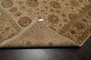 9'3" x 12'4" Hand Knotted Wool Agra Tea Wash 250 KPSI Oriental Area Rug Beige