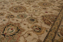 9'3" x 12'4" Hand Knotted Wool Agra Tea Wash 250 KPSI Oriental Area Rug Beige