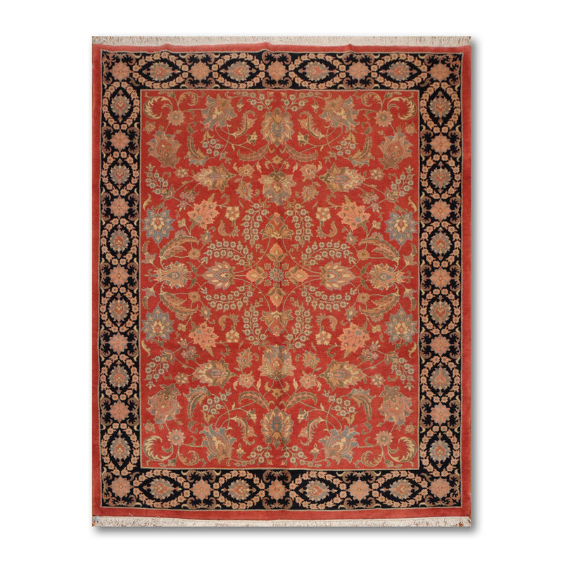 7’10"x 10’4" Hand Knotted Romanian Kashaan 100% Wool Oriental Area Rug