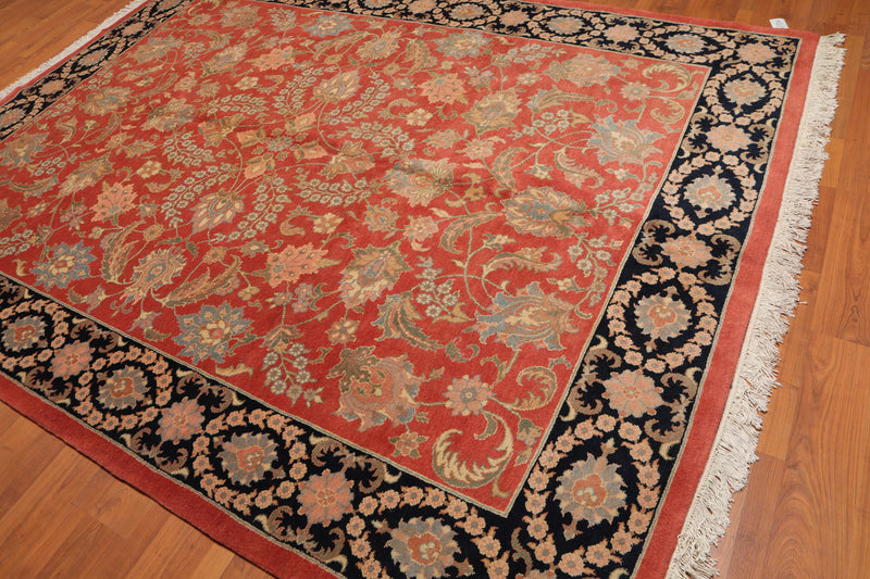 7’10"x 10’4" Hand Knotted Romanian Kashaan 100% Wool Oriental Area Rug