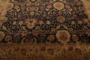 8'2" x 9'10" Hand Knotted Wool Agra 250 KPSI S.fine Veg dyes Area Rug Charcoal
