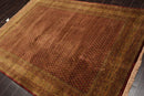 5'7" x 8'3" Hand Knotted 100% Wool Boteh Paisley Oriental Area Rug Rust
