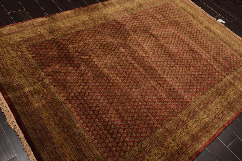 5'7" x 8'3" Hand Knotted 100% Wool Boteh Paisley Oriental Area Rug Rust