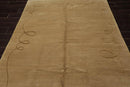 6'x9' Hand Knotted Wool & Silk Tibetan Barbara Barry Area Rug Moss