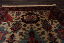 4' x 6' Hand Knotted 100% Wool Arts & Crafts Oriental Area Rug Beige