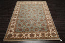 8'6" x 11'6" Hand Knotted 100% Wool Agra 200 KPSI Oriental Area Rug Aqua