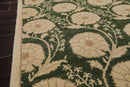 4' 10''x6' 11'' Hand Knotted Tibetan 100% Wool Michaelian & Kohlberg Transitional Oriental Area Rug Green, Beige Color