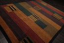 8'11" x 12' Hand Knotted Modern100% Wool Tibetan Oriental Area Rug Gold