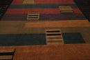 8'11" x 12' Hand Knotted Modern100% Wool Tibetan Oriental Area Rug Gold