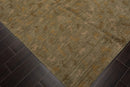 5' 1''x7' 2'' Hand Knotted Tibetan 100% Wool Michaelian & Kohlberg Transitional  Oriental Area Rug Moss,Beige Color