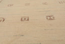 3'5" x 5'7" Hand Knotted 100% Wool Tibetan Gabbehh Oriental Area Rug Ivory