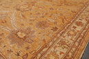 3'6" x 5' Hand Knotted 100% Wool Chobi Peshawar Traditional Area Rug Caramel
