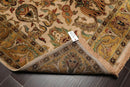 6x9 Hand Knotted New Zealand Wool Agra Traditional Oriental Area Rug Beige, Gold Color