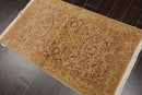 2'7" x 4'4" Hand Knotted 100% Wool Pak Persian 250 KPSI Oriental Area Rug Tan