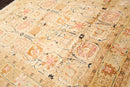 7'10''x9'11'' Hand Knotted 100% Wool Agra Silky Sheen Traditional Oriental Area Rug Beige, Tan Color