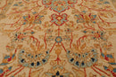 3'3" x 5'2" Hand Knotted 100% Wool Pak Persian 250 KPSI Oriental Area Rug Tan