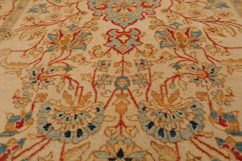 3'3" x 5'2" Hand Knotted 100% Wool Pak Persian 250 KPSI Oriental Area Rug Tan
