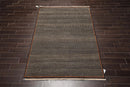 5'6''x 8'6'' Hand Knotted 100% Wool Traditional Oriental Area Rug Charcoal