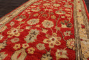 2'6''x12'7'' Red, Beige Hand Knotted 100% Wool Chobi Peshawar Traditional Oriental Area Rug Runner
