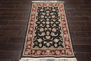 3' x 5' Hand Knotted 100% Wool Sino Persian 300 KPSI Oriental Area Rug Black