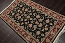 3' x 5' Hand Knotted 100% Wool Sino Persian 300 KPSI Oriental Area Rug Black