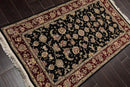 3' x 5' Hand Knotted 100% Wool Sino Persian 300 KPSI Oriental Area Rug Black