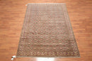 6x9 Beige, Rust Hand Knotted 100% Wool Kayseri Authentic Oushak Oriental Area Rug
