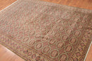 6x9 Beige, Rust Hand Knotted 100% Wool Kayseri Authentic Oushak Oriental Area Rug
