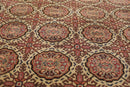 6x9 Beige, Rust Hand Knotted 100% Wool Kayseri Authentic Oushak Oriental Area Rug