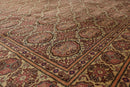 6x9 Beige, Rust Hand Knotted 100% Wool Kayseri Authentic Oushak Oriental Area Rug